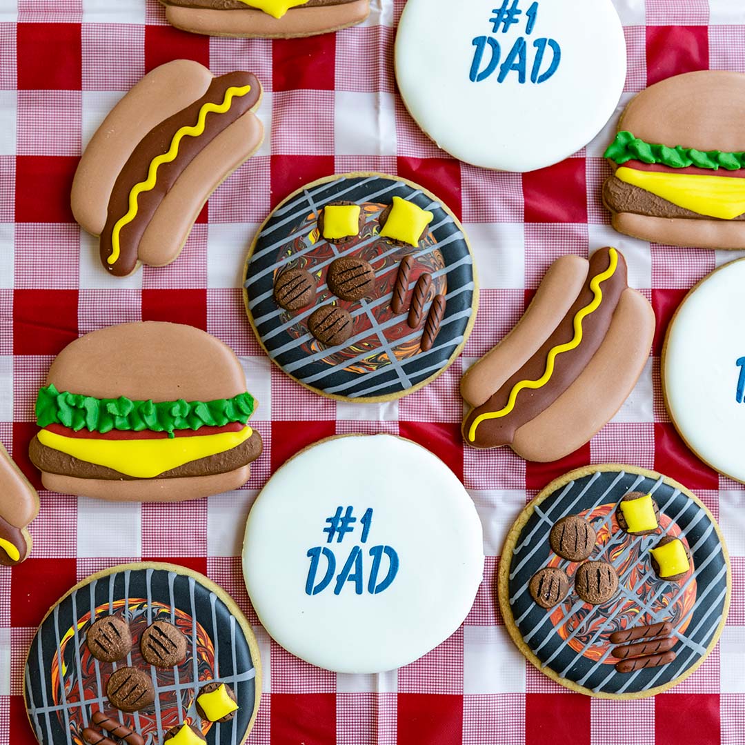 Father's Day Decorated Cookie Set